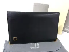 ■美品■ dunhill ダンヒル レザー 手帳カバー パスポートケース ステーショナリー マルチカバー メンズ ブラック系 DH9486
