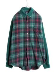 【お得なクーポン配布中!】 90s OLD GAP ボタンダウン シャツ メンズ L 90年代 オールド ギャップ チェック フランネル コーデュロイ 長袖シャツ コットン ネルシャツ