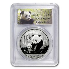 2015年 パンダ 中国 2oz スミソニアン 最高鑑定 ハイレリーフ 銀メダル