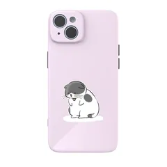 THE DREAMY LIFT iphone ケース アニメ 漫画 猫 かわいい かっこいい 綺麗 萌え 人気 グッズ スマホケース (憂鬱猫, iphone 15) 1