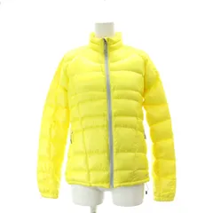 エーグル AIGLE ダウンジャケット アウター フロントジップ S 黄 イエロー グレー /YQ ■GY18のサムネイル