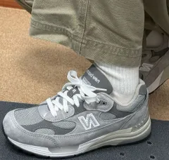 ニューバランス NB 992 レトロ快適万能 耐摩耗 衝撃吸収 ローカット ランニングシューズ ユニセックス グレー
