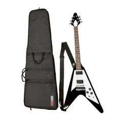 【良品】　フライングV　エレキギター　ロゴ無し　ノーブランド　ケース付き