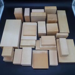 天然木曽檜材 詰め合わせセット｜彫刻・木工・ハンドクラフトに｜加工済み無垢材