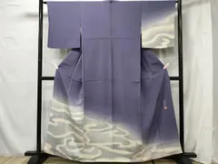 平和屋着物■訪問着　作家物　霞文　暈し染め　鬼しぼ縮緬　正絹　逸品　未使用　CAAR9324ev