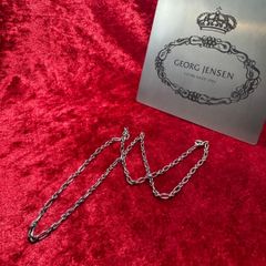 美品✨ フィガロチェーン 45cm S925 デンマーク 美品✨GEORG JENSEN 