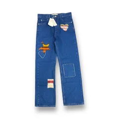 国内正規 定価145200円 MARNI BLUE COATED DENIM JEANS WITH MOHAIR PATCHES OCEAN オルタナティブ モヘヤパッチワークデニム ジーンズ マルニ  PUJU0021LXUSCU83 29 72784A4のサムネイル