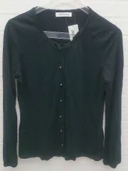 ◇ ◎ NEWYORKER ニューヨーカー 長袖 カーディガン M ブラック レディース 【中古】 【1002799587617】