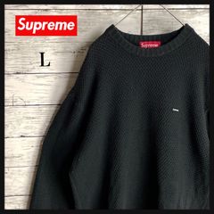 27【即完売モデル】シュプリーム☆センター刺繍ロゴ　リブライン　スウェット. Supreme / シュプリーム
