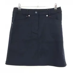 【新品】マンシングウェア スカート ネイビー ステッチピンク ストレッチ レディース 9 ゴルフウェア Munsingwear