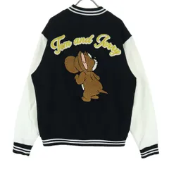 美品 Tom and Jerry トムとジェリー 長袖 スタジャン M ブラック メンズ 古着