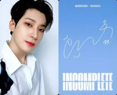【中古】コレクションカード(男性) SEVENTEEN/WONWOO(ウォヌ)/裏面印刷サイン入り/Blu-ray「2021 SEVENTEEN ONLINE CONCERT [IN-COMPLETE]」封入特典フォトカード