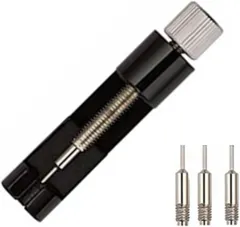 最短当日発送 コマ調整器 ベルト ブレスレット バンド シルバー シリーズ アップルウォッチ 腕時計 バンド調整キット 腕時計ベルト調整 サイズ調整 ピン抜き スペアピン付き 使い易い 時計工具 腕時計工具 メンテナンス