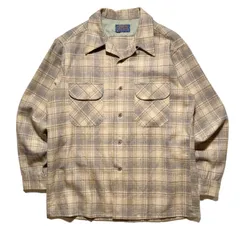 美配色 ペンドルトン 70s オンブレチェックシャツ USA製 ボードシャツ 70's PENDLETON ウールシャツ “オンブレチェック
