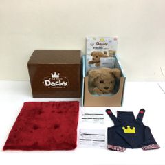 未使用品 タカラトミーアーツ ココチモ プリンスダッキー 犬 ぬいぐるみ クッション 洋服 3点セット ※長期保管品