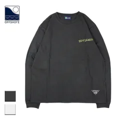 【新品】 OFFSHORE オフショア DST 90's GRAPHIC L/S TEE メンズ/レディース チャコール/ホワイト S-XL OS23-2DS-002のサムネイル