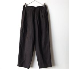 初期 Y's for men ワイズ ヨウジヤマモト 麻 100% ダークブラウン スラックス パンツ size M