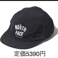【未開封新品】ノースフェイス　ランニングキャップ　黒　撥水仕様　通気ストレッチ性