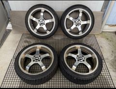 レイズ セブリング ITC 215/40R17 7J+50 タイヤホイール 4本