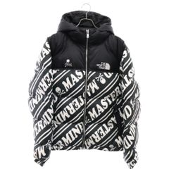 THE NORTH FACE (ザノースフェイス) 18AW×MASTERMIND WORLD NUPTSE PUFFER JACKET ヌプシ パファー ダウンジャケット ブラック/ホワイト NF0A3V8F