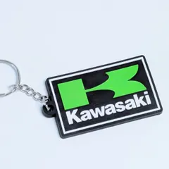 再入荷！ 送料無料！ ★ラバーキーホルダー★ 【 Kawasaki / カワサキ 】 ツール 企業系〚アメリカン雑貨 アメトイ〛のサムネイル