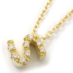 ポンテヴェキオ Ponte Vecchio ネックレス イニシャルS ダイヤモンド 計0.04ct K18YG 【中古】のサムネイル