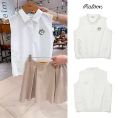 マルボンゴルフウェアレディース ノースリーブシャツ スカート 2点セット Malbon（マルボン） – おしゃゴル