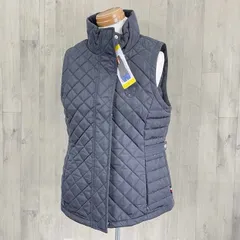 新品タグ付き トミーヒルフィガー ベスト レディース Sサイズ ブラック キルティング 138827 /64962