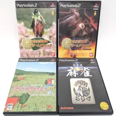 PS2ソフトまとめ売り・ダ－ビ－スタリオン・実況名馬クラシック・超高速麻雀・プレイステーション2・No.240825-58・梱包サイズ60