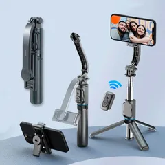 自撮り棒 セルカ棒 じどり棒 無線リモコン　スマホスタンド 三脚  軽量 360度回転 7段伸縮 gopro iphone/Android対応 無線リモコン/日本語説明書付き セルフィー/撮影録画/生放送