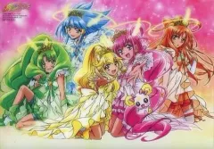 【中古】下敷き [単品] 集合 B5クリア下敷き 「スマイルプリキュア!」 アニメージュ2013年4月号付録