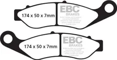 EBCブレーキ USA製 ダブルHシリーズ シンタリング ブレーキパッド フロント左側用 | FA638HH