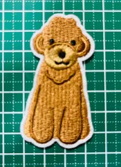 服 手芸DIY 手作り デコレーション 縫い付け かわいい 貼り付け 刺繍 保育園 北欧風 幼稚園 モチーフ ステッカー バッグ パッチ ベビー服 アップリケ フラワーアイロンワッペン リメイクプードル　ワンコ　犬 5枚セット