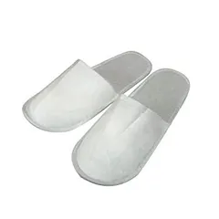【中古】業務用 不織布 使い捨てスリッパ 前閉じタイプ ×200足セット - 個包装タイプ ホテルアメニティ