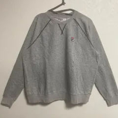 FILA トレーナー　古着　XL   グレー　スウェット