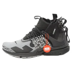 NIKE (ナイキ) ×ACRONYM AIR PRESTO MID アクロニウム エアプレストミッド ハイカットスニーカー グレー/ブラック AH7832-001 US8/26.0cm
