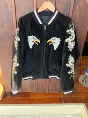 izu様専用　スカジャン　yokosuka  ブラック