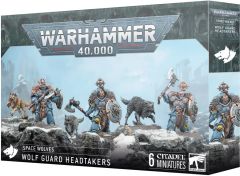 【新品】ミニチュアゲーム スペースウルフ： ウルフガード・ヘッドテイカー 「ウォーハンマー40000」 (Space Wolves： Wolf Guard Headtakers) [53-29]のサムネイル