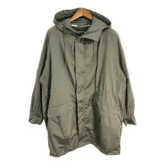 80年代 フランス軍 M-64 フィールドパーカー ユーロ ミリタリー オリーブ (メンズ 92C) 中古 古着 S3865