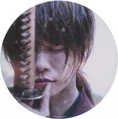 [중고] 배지 핀스 사토 켄(緋村剣心/업) BIG캔 배지 [루로니 검심 최종장 The Final/The Beginning]