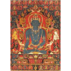 【チベット密教　新品　一点物 】手描き肉筆画 曼荼羅　仏陀　釈迦　仏画 D5 チベット密教 新品 1点物 》 手描き 曼荼羅 仏陀 釈迦 仏画 仏教