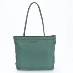 プラダ テスート ナイロン 三角ロゴ プレート スクエア トート バッグ ショルダー ビジネス 通勤 書類鞄 メンズ MPE BJ7-1【中古】