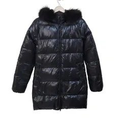 美品　DUVETICA デュベティカ　KAPPA カッパ　サイズ38 M 黒 DUVETICA(デュベティカ) ダウンコート サイズ38 S レディース美