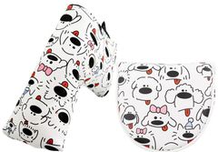パターカバー ヘッドカバー オデッセイ 2ボールに対応 マレット用 マグネットタイプ スコッティーキャメロン オデッセイに適合 ピンタイプ用 ペロワン 犬