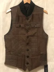 DOLCE&GABBANA　ドルチェアンドガッバーナ　レザーベスト　４６　S相当 2025年最新】D&G ／ Dolce＆Gabbana メンズ ベストの人気アイテム