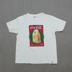 【送料無料】GU コカコーラ　Tシャツ　半袖　古着　M ホワイト　プリント