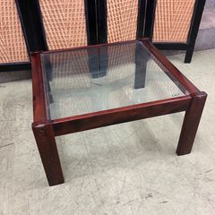 【値下げ交渉可能】karimokuカリモク オールドカリモク  ガラステーブル センターテーブル ブランド家具 直接引き取り限定 横浜市保土ヶ谷区