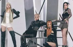 【中古】コレクションカード(女性) BLACKPINK/集合(4人)/CD「BORN PINK」タワーレコード特典フォトカード