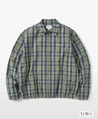 【雷市場（ポンジャン）商品韓国直送】 thisisneverthat(ディスイズネバーザット) チェックジャケット (グリーン) M サイズ 出品
