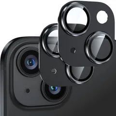 【新着商品】カメラ保護 Plus用 アルミ合金製 強化ガラス アイフォン15/15plusカメラカバー iPhone15/iPhone15 キズ防止 耐衝撃 露出オーバー防止 超高透過率 【2枚】カメラフィルム あいふぉん15/あいふぉん15プラス レンズカバ
